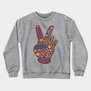 Peace Hand Crewneck Sweatshirt